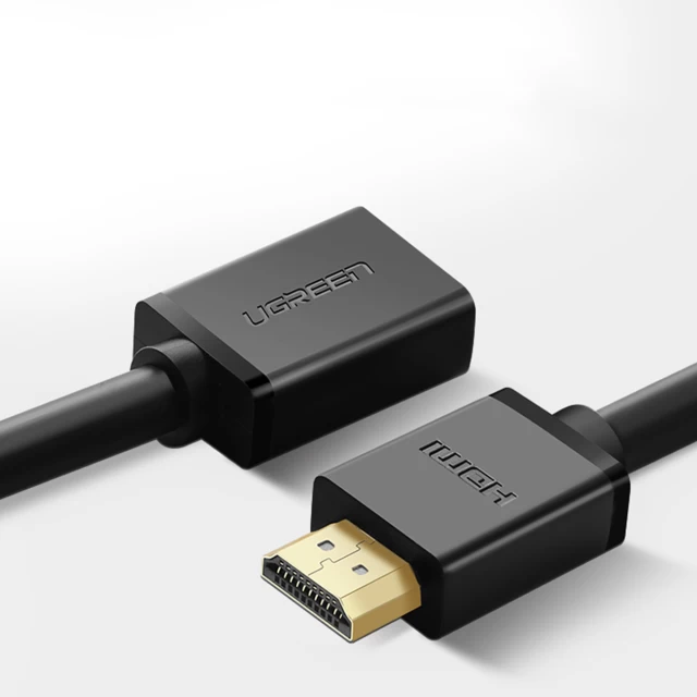 Кабель Ugreen 4K HDMI (Male) to HDMI (Female) 1m Black (6957303811410)