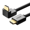 Кабель Ugreen Angled 4K HDMI to HDMI 1m Black (6957303811724)
