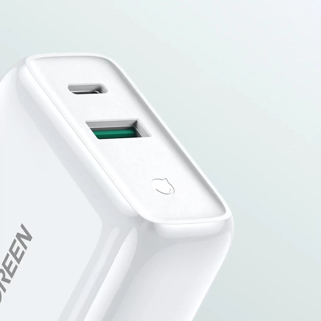 Мережевий зарядний пристрій Ugreen 38W USB-C | USB-A Black (6957303812172)