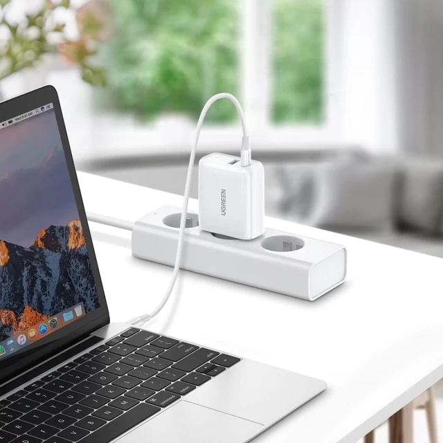 Мережевий зарядний пристрій Ugreen 38W USB-C | USB-A Black (6957303812172)