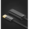 Кабель-удлинитель Ugreen USB-A (Male) to USB-A (Female) 480Mbps 15m Black (6957303813230)