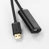 Кабель-подовжувач Ugreen USB-A (Male) to USB-A (Female) 480Mbps 15m Black (6957303813230)