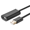 Кабель-удлинитель Ugreen USB-A (Male) to USB-A (Female) 480Mbps 20m Black (6957303813247)