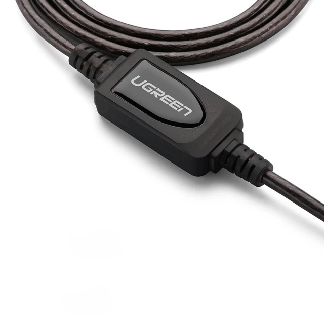 Кабель-подовжувач Ugreen USB-A (Male) to USB-A (Female) 480Mbps 20m Black (6957303813247)