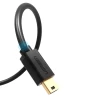 Кабель Ugreen USB-A to Mini USB 1m Black (6957303813551)