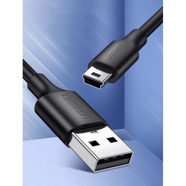 Кабель Ugreen USB-A to Mini USB 1m Black (6957303813551)