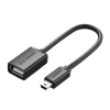Адаптер Ugreen US249 mini USB to USB-A Black (10383)