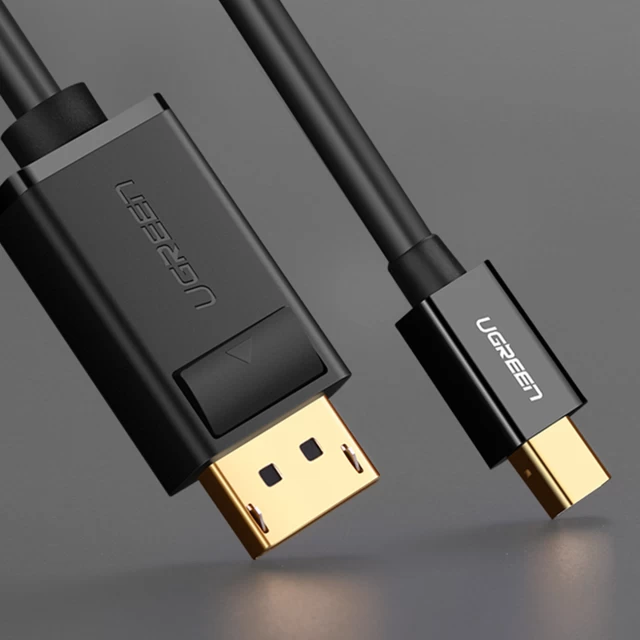 Кабель Ugreen Mini DisplayPort to DisplayPort 1.5m Black (6957303814770)