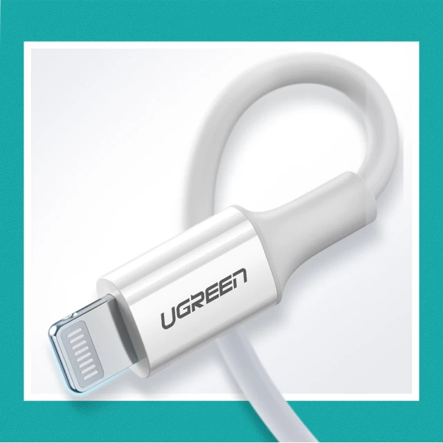 Кабель Ugreen USB Type-C to Lightning 3A 18W 1m White (UGR193)