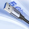 Кабель-подовжувач Ugreen USB-A (Male) to USB-A (Female) 2m Grey (6957303814978)