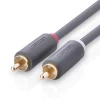 Кабель Ugreen 2x RCA/2x Cinch 5m Gray (UGR457BLK)