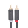 Кабель Ugreen 2x RCA/2x Cinch 5m Gray (UGR457BLK)