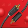 Кабель Ugreen 2x RCA/2x Cinch 5m Gray (UGR457BLK)