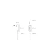 Кабель Ugreen AUX Mini Jack 3.5mm to Mini Jack 3.5mm 1m Silver (6957303815975)