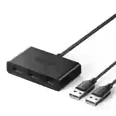 Перемикач Ugreen Switch Box USB-A 2 Inputs/3 Outputs Black (UGR1229BLK)