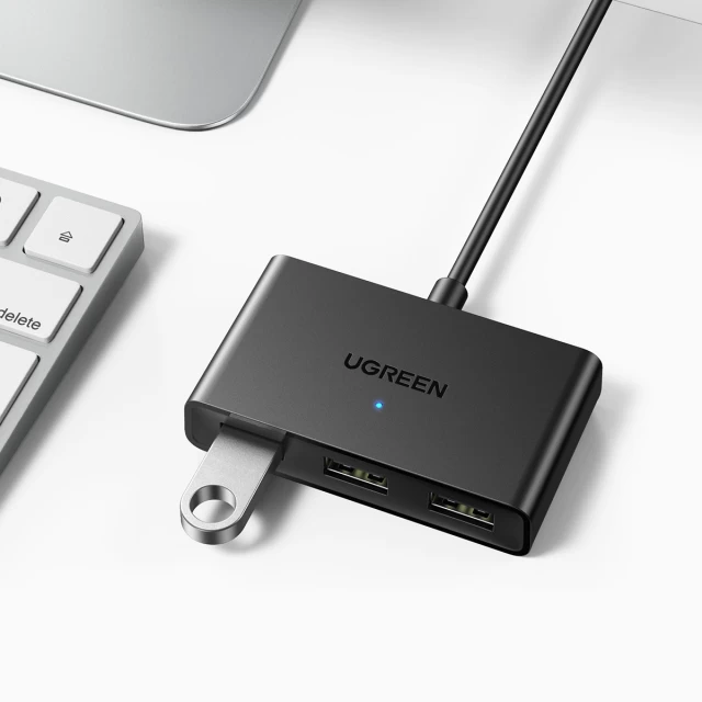 Перемикач Ugreen Switch Box USB-A 2 Inputs/3 Outputs Black (UGR1229BLK)
