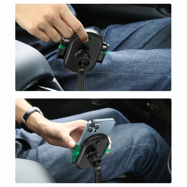 Автотримач Ugreen Car Phone Holder for a Cup Black (UGR1271BLK)