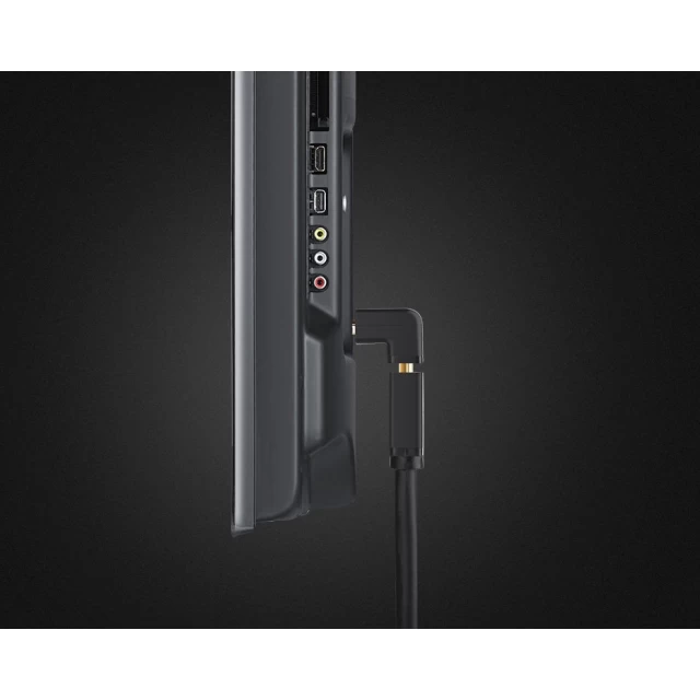 Адаптер Ugreen HDMI Bottom Right Angle Connector Black (6957303821099)