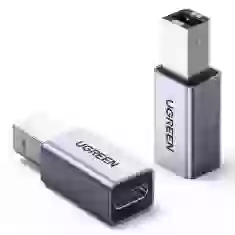 Адаптер Ugreen USB Type-C to USB Type-B Gray (6957303821204)