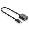 Адаптер Ugreen HDMI to micro HDMI 19pin 20cm Black (UGR326BLK)