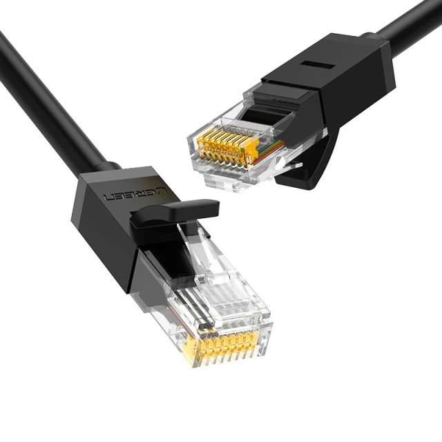 Патчкорд Ugreen Ethernet RJ45 Cat 6 UTP 1000Mbps 2m Black (6957303821600)