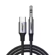 Кабель Ugreen AUX Stereo Audio Cable 3.5mm Mini Jack to USB Type-C 1m Black (UGR1190BLK)