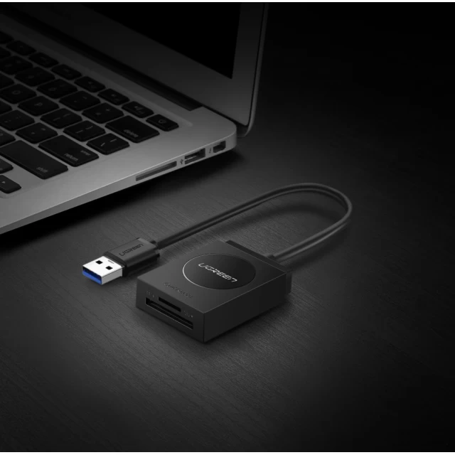 Адаптер Ugreen SD/micro SD Card Reader to USB-A Black (UGR169)