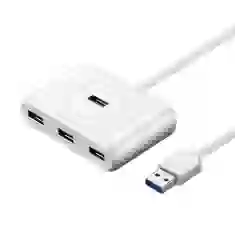 USB-хаб Ugreen CR113 4-in-1 USB-A to 4xUSB-A White (20282)