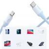 Кабель Ugreen Fast Charging USB Type-C to Lightning 1m Blue (UGR1237BLU)