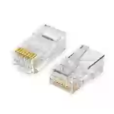 Модульная вилка Ugreen NW110 Ethernet 8P/8C Cat.5/5e UTP Transparent (50 Pack) (20331)