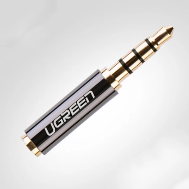 Аудиоадаптер Ugreen Mini Jack 3.5mm to Mini Jack 2.5mm (20502) Black (6957303825028)