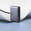 Адаптер Ugreen USB-A to HDMI 1.3 (1920 x 1080 @60Hz) + VGA 1.2 (1920 x 1080 @60Hz) Gray (UGR1274GRY)