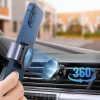 Магнітний автотримач Ugreen 2-in-1 Clamp and Magnetic Car Phone Holder Black (6957303826001)