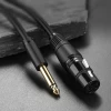 Кабель Ugreen Microphone Cable to XLR Microphone 6.35mm Jack 5m Black (UGR1366)