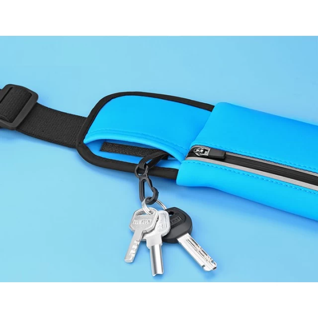 Пояс для бега Ugreen Reflective Reflectors Waist Bag for Phone Case with Earphone Outlet Black (UGR1337BLK)