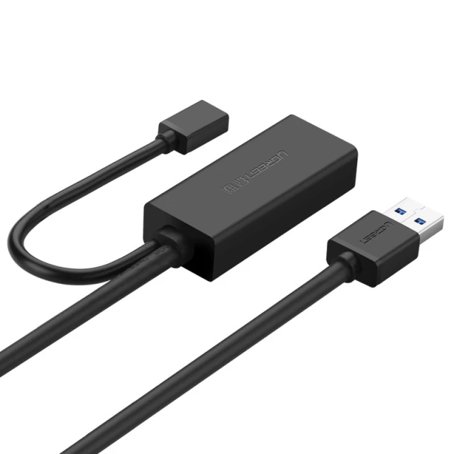 Подовжувач Ugreen USB-A 3.2 Gen 1 (USB-A 3.0/USB-A 3.1 Gen 1) 10m Black (UGR1281BLK)