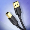 Кабель Ugreen USB Type-B to USB-A 2.0 480Mbps 1m Black (6957303828463)