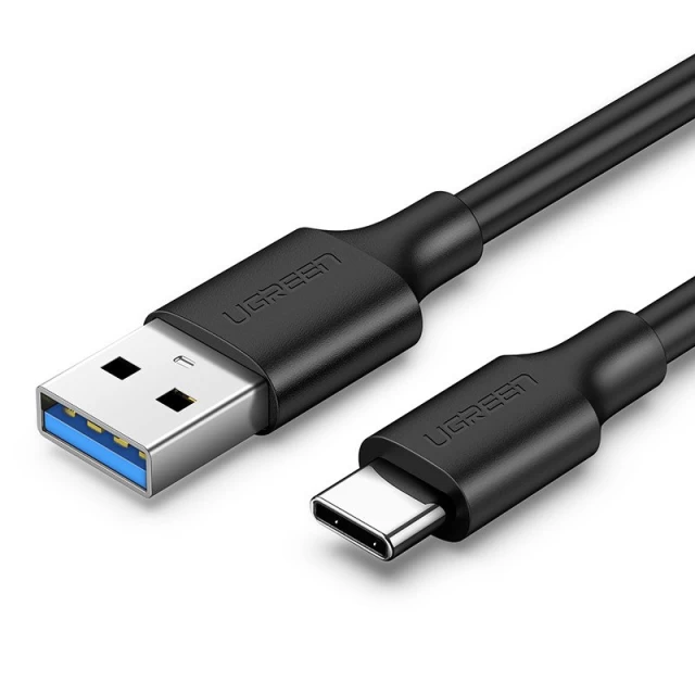 Кабель Ugreen US184 USB-A to USB-C 15W 0.5m Black (20881)
