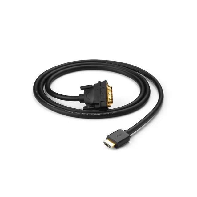 Кабель Ugreen HDMI to DVI 4K 60Hz 30AWG 1m Black (UGR195BLK)