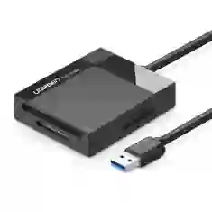 Кардрідер Ugreen USB 3.0 SD/micro SD/CF/MS Black (UGR076)
