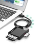 Кардридер Ugreen USB 3.0 SD/micro SD/CF/MS Black (UGR076)