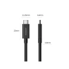 Кабель Ugreen Thunderbolt 4 100W 8K 60Hz USB-C to USB-C 0.8m Black (6957303833894)
