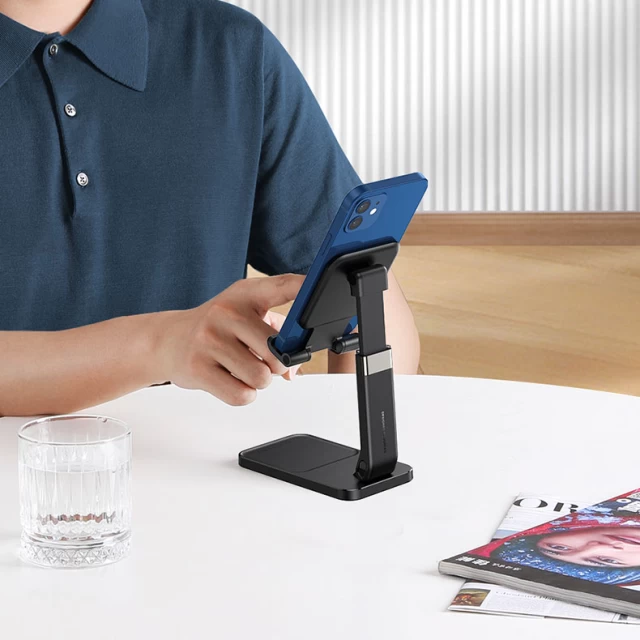 Подставка Ugreen Desk Telescopic Stand Foldable Phone Holder Tablet Black (UGR1197BLK)