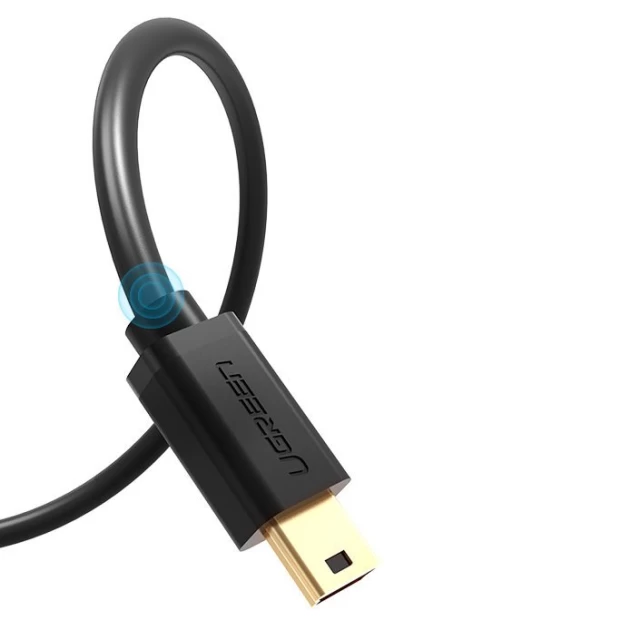 Кабель Ugreen USB-A to Mini USB 2m Black (6957303834723)