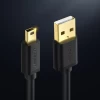 Кабель Ugreen USB-A to Mini USB 2m Black (6957303834723)