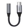 Адаптер Ugreen 3.5mm Mini Jack to USB Type-C 10cm Gray (6957303836321)