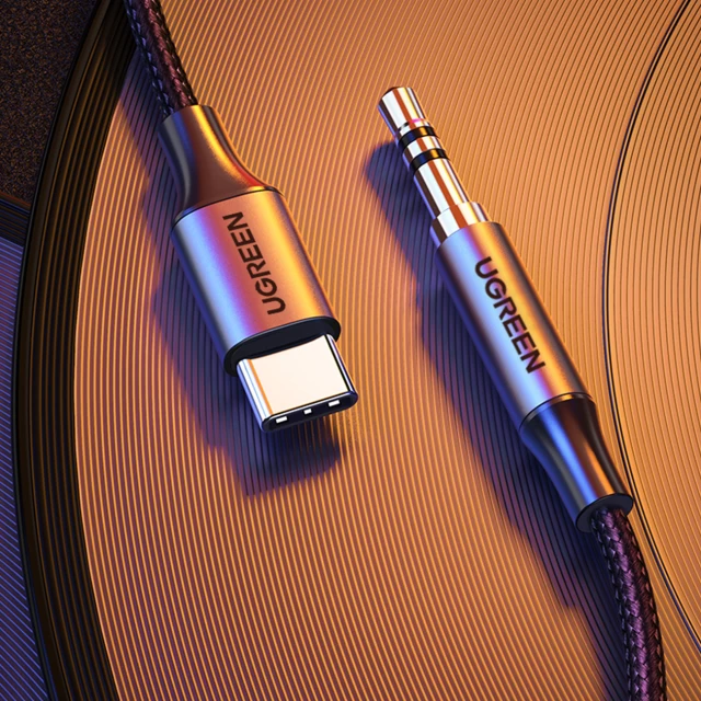 Кабель Ugreen USB-C to Mini Jack 3.5mm 1m Grey (6957303836338)