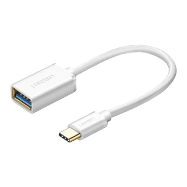 Адаптер Ugreen US154 USB-C to USB-A White (30702)