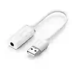 Адаптер Ugreen US206 USB-A to AUX 3.5mm Mini Jack White (30712)