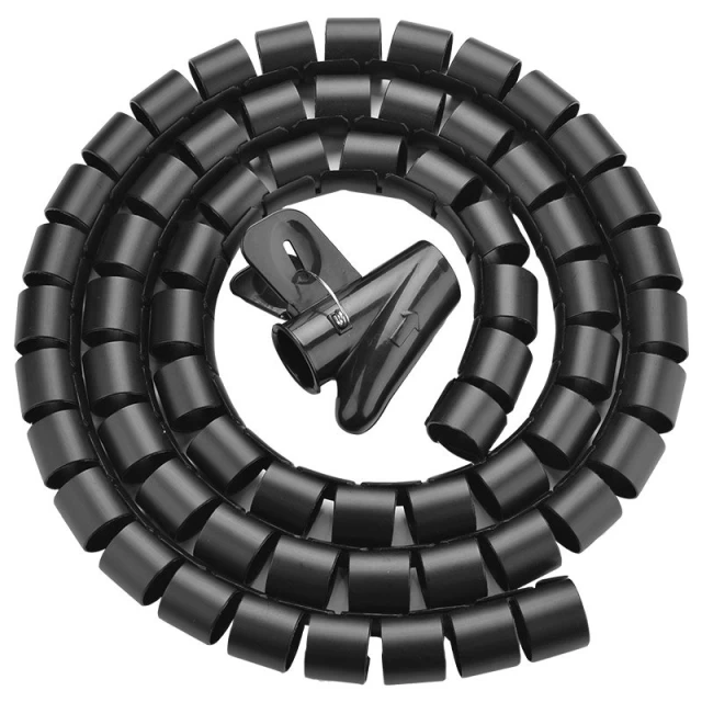 Кабельный органайзер Ugreen Mask Cable Organizer 1.5m Black (6957303838189)
